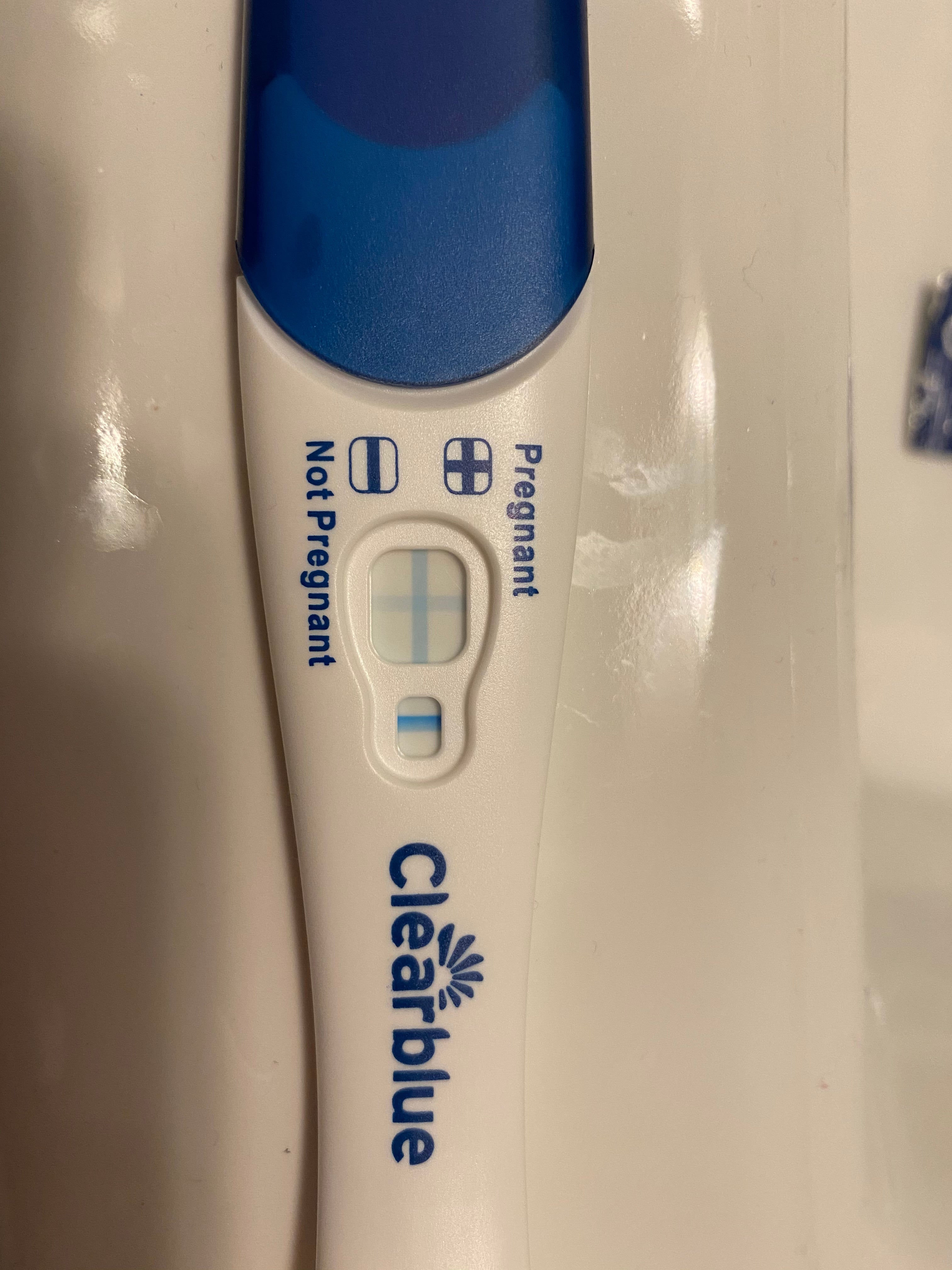 Positive pregnancy test from a new Mosie Family