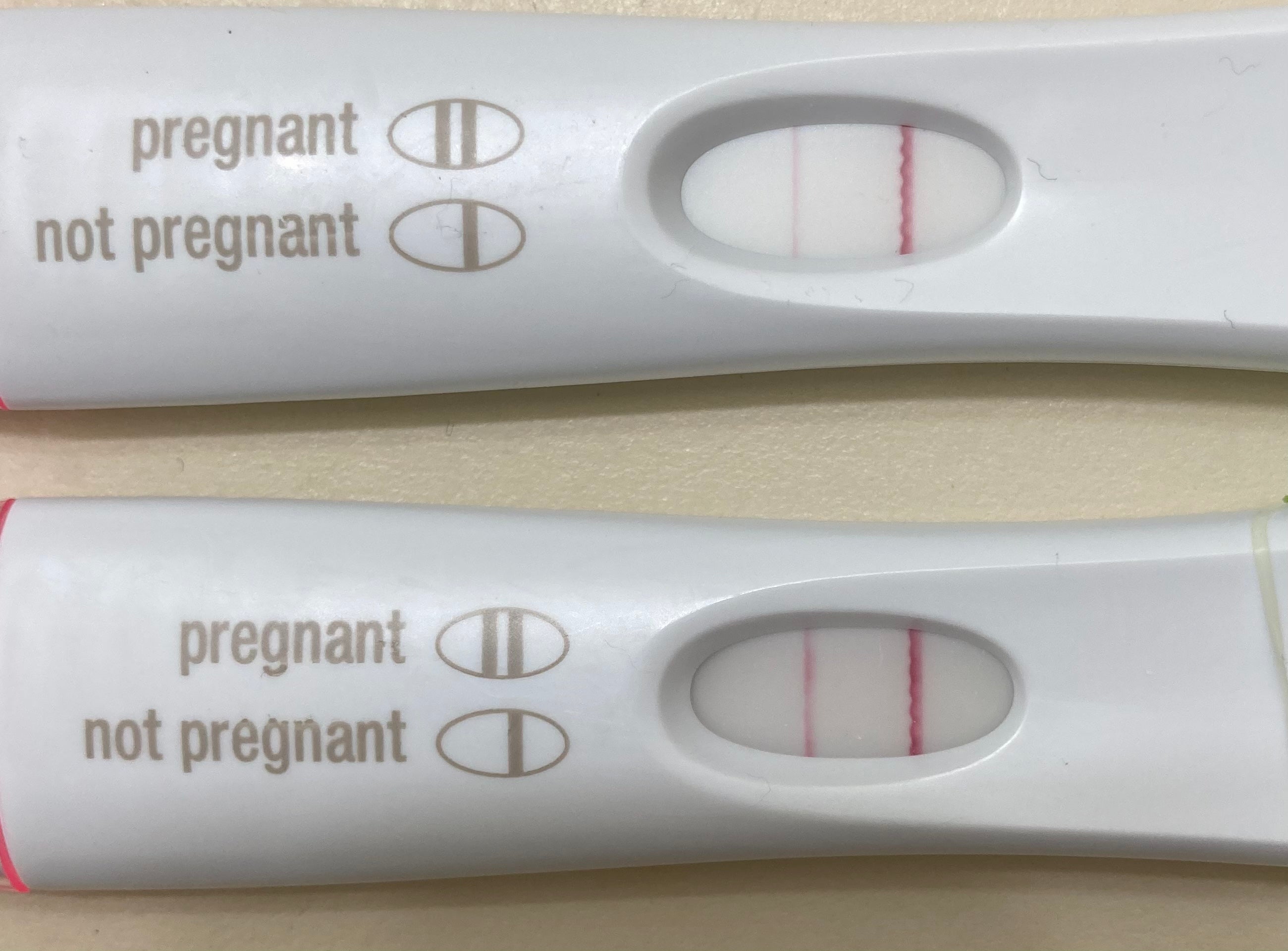 Two positive pregnancy tests